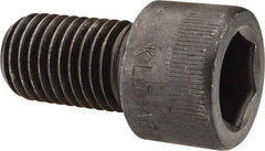 Made in USA - 7/8-9 UNC Hex Socket Drive, Socket Cap Screw - Alloy Steel, Black Oxide Finish, Fully Threaded, 1-1/2" Length Under Head - Apex Tool & Supply