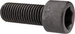 Made in USA - 7/8-9 UNC Hex Socket Drive, Socket Cap Screw - Alloy Steel, Black Oxide Finish, Fully Threaded, 2-1/4" Length Under Head - Apex Tool & Supply