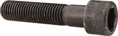 Made in USA - 7/8-9 UNC Hex Socket Drive, Socket Cap Screw - Alloy Steel, Black Oxide Finish, Partially Threaded, 4" Length Under Head - Apex Tool & Supply