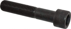 Made in USA - 7/8-9 UNC Hex Socket Drive, Socket Cap Screw - Alloy Steel, Black Oxide Finish, Partially Threaded, 4-1/2" Length Under Head - Apex Tool & Supply