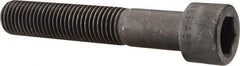 Made in USA - 7/8-9 UNC Hex Socket Drive, Socket Cap Screw - Alloy Steel, Black Oxide Finish, Partially Threaded, 5" Length Under Head - Apex Tool & Supply
