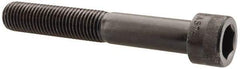 Made in USA - 7/8-9 UNC Hex Socket Drive, Socket Cap Screw - Alloy Steel, Black Oxide Finish, Partially Threaded, 6" Length Under Head - Apex Tool & Supply