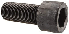 Made in USA - 7/8-14 UNF Hex Socket Drive, Socket Cap Screw - Alloy Steel, Black Oxide Finish, Partially Threaded, 2" Length Under Head - Apex Tool & Supply