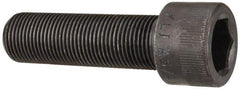Made in USA - 7/8-14 UNF Hex Socket Drive, Socket Cap Screw - Alloy Steel, Black Oxide Finish, Fully Threaded, 3" Length Under Head - Apex Tool & Supply