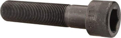 Made in USA - 7/8-14 UNF Hex Socket Drive, Socket Cap Screw - Alloy Steel, Black Oxide Finish, Partially Threaded, 4" Length Under Head - Apex Tool & Supply