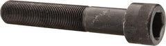 Made in USA - 7/8-14 UNF Hex Socket Drive, Socket Cap Screw - Alloy Steel, Black Oxide Finish, Partially Threaded, 5" Length Under Head - Apex Tool & Supply