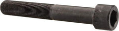 Made in USA - 7/8-14 UNF Hex Socket Drive, Socket Cap Screw - Alloy Steel, Black Oxide Finish, Partially Threaded, 6" Length Under Head - Apex Tool & Supply