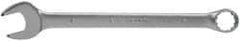 Paramount - 1" 12 Point Combination Wrench - 13-1/2" OAL, Chrome Vanadium Steel, Satin Finish - Apex Tool & Supply