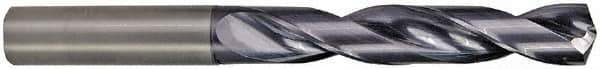 M.A. Ford - 10.5mm 142° Solid Carbide Jobber Drill - ALtima Finish, Right Hand Cut, Spiral Flute, Straight Shank, 120mm OAL - Apex Tool & Supply