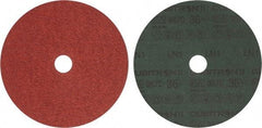 3M - 7" Diam 7/8" Hole 36 Grit Fiber Disc - Very Coarse Grade, Ceramic, 8,600 Max RPM, Series 987C - Apex Tool & Supply