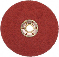 3M - 5" Diam 36 Grit Fiber Disc - Very Coarse Grade, Ceramic, 12,000 Max RPM, Series 987C - Apex Tool & Supply