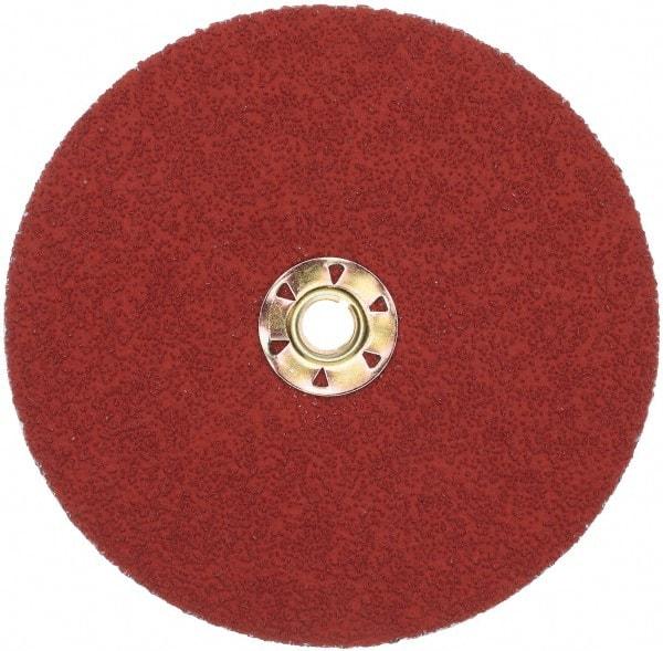 3M - 7" Diam 36 Grit Fiber Disc - Very Coarse Grade, Ceramic, 8,600 Max RPM, Series 987C - Apex Tool & Supply
