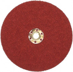 3M - 7" Diam 36 Grit Fiber Disc - Very Coarse Grade, Ceramic, 8,600 Max RPM, Series 987C - Apex Tool & Supply