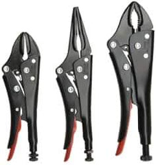 Proto - 3 Piece Locking Plier Set - Comes in Pouch - Apex Tool & Supply