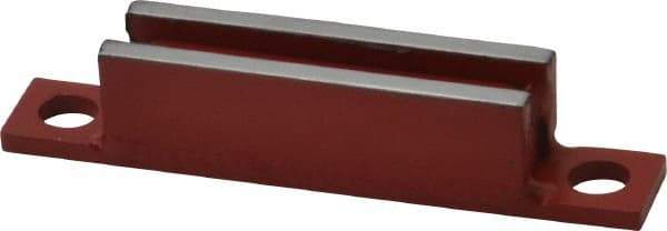 Mag-Mate - 1/2" Wide x 5/8" Thick, End Mount Neodymium Rare Earth Fixture Magnet - 32 Lb Average Holding Capacity, 32 Lb Max Holding Capacity, Stainless Steel Housing - Apex Tool & Supply