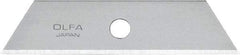 Olfa - 10 Piece Steel Safety Blade - 2-7/8" OAL - Apex Tool & Supply