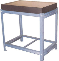 Value Collection - 24" Long x 18" Wide x 36" High, Granite & Steel Inspection Surface Plate Stand with Surface Plate - Includes 640-0140 Surface Plate, 640-1010 Stand - Apex Tool & Supply