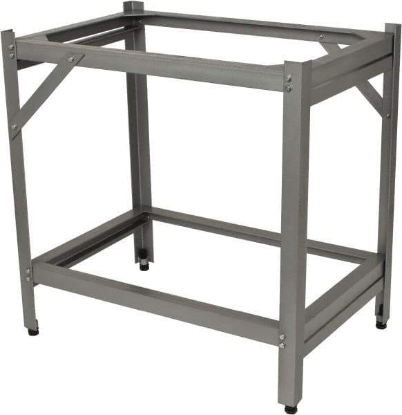 Value Collection - 36" Long x 24" Wide x 36" High, Steel Stationary Inspection Surface Plate Stand - Gray, For Use with MHC Surface Plates - Apex Tool & Supply
