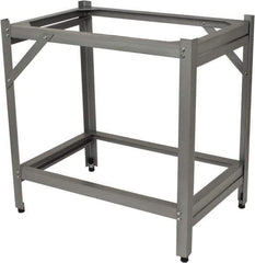 Value Collection - 36" Long x 24" Wide x 36" High, Steel Stationary Inspection Surface Plate Stand - Gray, For Use with MHC Surface Plates - Apex Tool & Supply