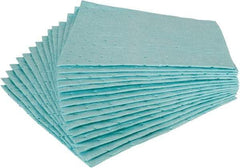 Brady SPC Sorbents - 21 Gal Capacity per Package, Chemical/Hazmat Pad - 1' Long x 1' Wide, Green, Polypropylene - Apex Tool & Supply