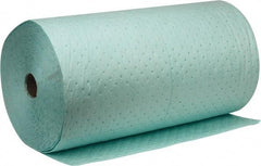 Brady SPC Sorbents - 40 Gal Capacity per Package, Chemical/Hazmat Roll - 150' Long x 30" Wide, Green, Polypropylene - Apex Tool & Supply