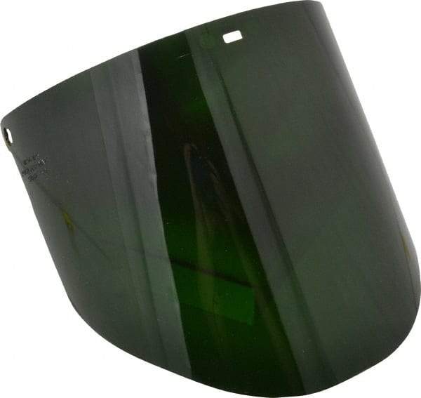 3M - Green Polycarbonate Welding Window - 9" High x 14-1/2" Wide x 0.08" Thick, Shade 5, Compatible with Aearo AOSafety 82500 & 82501 Headgear - Apex Tool & Supply
