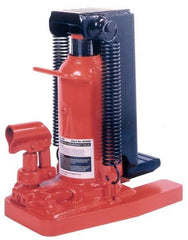 Omega Lift Equipment - 10 Ton Capacity Hydraulic Toe Lift Jack - 1-1/8" to 6-13/16" High, 5-3/4" Piston Stroke - Apex Tool & Supply