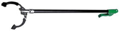 Unger - 36" Long Trash Pick Up Tool - Aluminum, Use for Bottles, Debris - Apex Tool & Supply