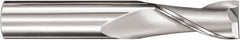 SGS - 12mm, 25mm LOC, 12mm Shank Diam, 75mm OAL, 2 Flute, Solid Carbide Square End Mill - Single End, Uncoated, Spiral Flute, 30° Helix, Centercutting, Right Hand Cut, Right Hand Flute, Series 3M - Apex Tool & Supply