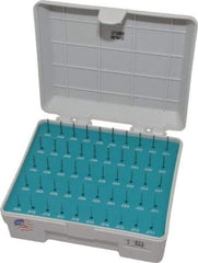 Meyer Gage - 50 Piece, 0.011-0.06 Inch Diameter Plug and Pin Gage Set - Plus 0.0001 Inch Tolerance, Class Z - Apex Tool & Supply