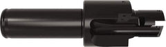 Allied Machine and Engineering - ISO 11926-1, MS 16142, SAE J1926-1 Standard, 3/4-16" Thread, 8 Tube Dash Number, 15° Porting Angle, 11/16" Pilot Diam, 3/4" Shank Diam, Indexable Spade Blade Insert Porting Tool - 2 Porting Inserts, 4.201" Overall Length - Apex Tool & Supply