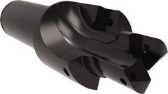 Allied Machine and Engineering - ISO 11926-1, MS 16142, SAE J1926-1 Standard, 7/8-14" Thread, 10 Tube Dash Number, 15° Porting Angle, 0.807" Pilot Diam, 1" Shank Diam, Indexable Spade Blade Insert Porting Tool - 2 Porting Inserts, 4.671" Overall Length - Apex Tool & Supply