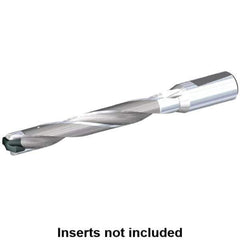 Kennametal - 22 to 22mm Diam, 7xD, 154mm Max Depth, 63/64" Shank Diam, 180mm Flute, 241mm OAL, Replaceable Tip Drill - KSEM2200 Insert, 3 Seat Size, Series KSEM - Apex Tool & Supply