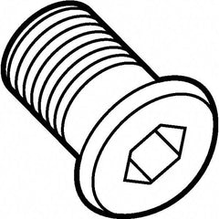 Kennametal - Hex Socket for Indexables - M5x0.8 & M8x0.75 Thread, For Use with Shims - Apex Tool & Supply