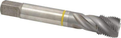 Guhring - 3/4-16 UNF 4 Flute 2B Modified Bottoming Spiral Flute Tap - Cobalt, Bright Finish, 4.252" OAL, Right Hand Flute, Right Hand Thread, Series 3905 - Apex Tool & Supply
