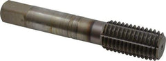 Guhring - 3/4-10 UNC 2BX H12/H13 Thread Limit Modified Bottoming Thread Forming Tap - Cobalt, TiCN Finish, 4.252" OAL, Right Hand Thread, Series 3943 - Apex Tool & Supply