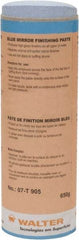WALTER Surface Technologies - 5 oz Metal Polishing Compound - Compound Grade Ultra Fine, 2,000 Grit, Blue, For Mirror Finishing, Use on Metal - Apex Tool & Supply