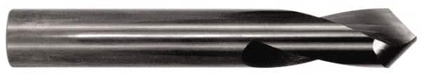 Made in USA - 1" Body Diam, 90°, 4" OAL, Solid Carbide Spotting Drill - Apex Tool & Supply