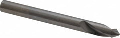 Made in USA - 1/4" Body Diam, 90°, 2-1/2" OAL, Solid Carbide Spotting Drill - Apex Tool & Supply