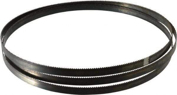 M.K. MORSE - 10 TPI, 7' 9-1/2" Long x 1/2" Wide x 0.025" Thick, Welded Band Saw Blade - High Carbon Steel, Toothed Edge, Raker Tooth Set, Flexible Back, Contour Cutting - Apex Tool & Supply