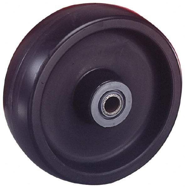 Albion - 6 Inch Diameter x 1-1/2 Inch Wide, Polyolefin Caster Wheel - 550 Lb. Capacity, 1-5/8 Inch Hub Length, 1/2 Inch Axle Diameter, Roller Bearing - Apex Tool & Supply