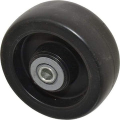 Albion - 5 Inch Diameter x 2 Inch Wide, Polyolefin Caster Wheel - 650 Lb. Capacity, 2-3/16 Inch Hub Length, 1/2 Inch Axle Diameter, Roller Bearing - Apex Tool & Supply