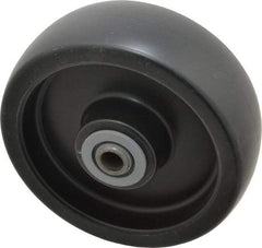Albion - 6 Inch Diameter x 2 Inch Wide, Polyolefin Caster Wheel - 750 Lb. Capacity, 2-3/16 Inch Hub Length, 1/2 Inch Axle Diameter, Roller Bearing - Apex Tool & Supply