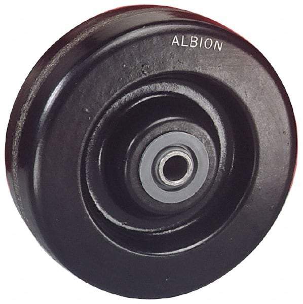 Albion - 12 Inch Diameter x 4 Inch Wide, Phenolic Caster Wheel - 8,000 Lb. Capacity, 4-1/2 Inch Hub Length, 1-1/4 Inch Axle Diameter, Tapered Bearing - Apex Tool & Supply