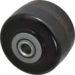Albion - 3-1/4 Inch Diameter x 2 Inch Wide, Phenolic Caster Wheel - 700 Lb. Capacity, 2-3/16 Inch Hub Length, 1/2 Inch Axle Diameter, Roller Bearing - Apex Tool & Supply