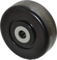 Albion - 3-1/2 Inch Diameter x 1-1/4 Inch Wide, Phenolic Caster Wheel - 400 Lb. Capacity, 1-3/8 Inch Hub Length, 1/2 Inch Axle Diameter, Roller Bearing - Apex Tool & Supply