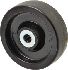 Albion - 4 Inch Diameter x 1-1/4 Inch Wide, Phenolic Caster Wheel - 400 Lb. Capacity, 1-3/8 Inch Hub Length, 1/2 Inch Axle Diameter, Roller Bearing - Apex Tool & Supply