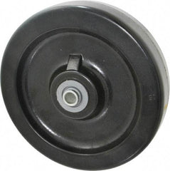 Albion - 8 Inch Diameter x 2 Inch Wide, Phenolic Caster Wheel - 1,400 Lb. Capacity, 2-3/16 Inch Hub Length, 1/2 Inch Axle Diameter, Roller Bearing - Apex Tool & Supply