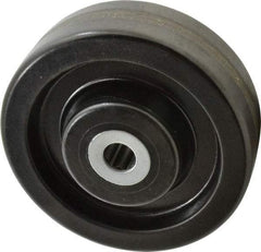 Albion - 8 Inch Diameter x 2-1/2 Inch Wide, Phenolic Caster Wheel - 2,000 Lb. Capacity, 3-1/4 Inch Hub Length, 1 Inch Axle Diameter, Roller Bearing - Apex Tool & Supply