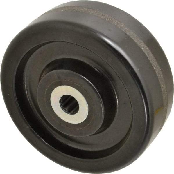 Albion - 8 Inch Diameter x 3 Inch Wide, Phenolic Caster Wheel - 2,500 Lb. Capacity, 3-1/4 Inch Hub Length, 1 Inch Axle Diameter, Roller Bearing - Apex Tool & Supply
